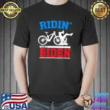 Joe Biden Falling With Biden Funny Ridin With Biden T-Shirt Copy