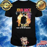 John wick keanu reeves baba yaga 8 years memories signature shirt