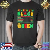 Juneteenth black queen melanin juneteenth shirt
