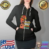 Juneteenth day ancestors free 1776 july 4th black african gift s Full Zip Hooded
