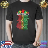 Juneteenth Dream Like Martin Lead Like Harriet Shirt