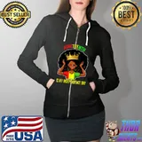 Juneteenth Tshirt Women Juneteenth Shirts African American T-Shirt Full Zip Hooded