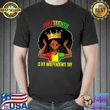Juneteenth Tshirt Women Juneteenth Shirts African American T-Shirt