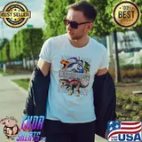Jurassic world evolved dino grid trex graphic shirt