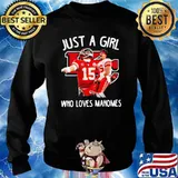 Just a girl who love patrick mahomes Kansas city Chiefs s Sweater