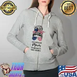 Just A Regular Mon Trying Not To Raise Liberals Shirt Full Zip Hooded