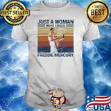 Just A Woman Who Loves Freddie Mercury Shirt
