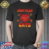 Just Play Drums And Pet Cats Classic T-Shirt