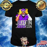 Justin jefferson Minnesota vikings national Football shirt