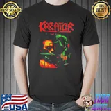 K.t.r trending graphic kreator retro rock band shirt