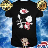 Kansas Chiefs Snoopy and charliebrown dancing shirt