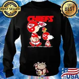 Kansas city Chiefs let's play Football together Snoopy NFL s Sweater