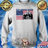 Keep America Golden Flag Shirt Sweater