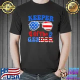 Keeper of the gender 4th of july baby gender reveal shirt