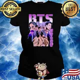 Kpop bts group aka bangtan boys vintage meet jin suga jhope s Ladies tee