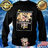LA rams super bowl team champions lvI art s Sweater