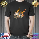Lamb of god omens fire logo shirt