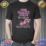 Let's rock tour modest mouse the black keys rock band shirt