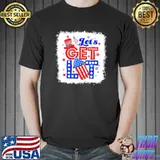 lets get lit fireworks 4th of july usa patriotic shirt