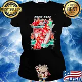 Liverpool 7th championship 2022 uefa champions league s Ladies tee