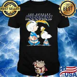 Los angeles chargers let's play Football together Snoopy NFL shirt