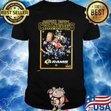 Los angeles rams super bowl team champions lvI art shirt
