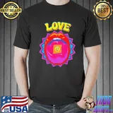 Love peace and love psychedelic hippie shirt