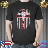 LPN Cross American Flag Shirt