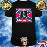 Lynyrd Skynyrd Ronnie Van Zant Flag Shirt