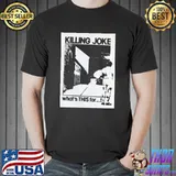 Lyric song bw killing joke rock band shirt