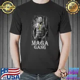 Maga Gang Anti Biden Funny Pro Trump Support Patriotic T-Shirt