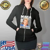 Maga In The Front Ultra Maga In The Back Trump Shirt Full Zip Hooded