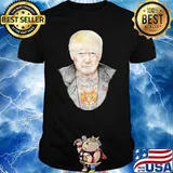 Make america great again flag trump tattoo cat shirt