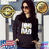 Mens Dinosaur Dad Dinosaur Parent Father's Day Gift for Dino Dads T-Shirt Hoodie