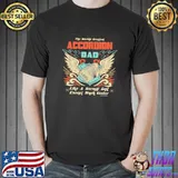 Mens worlds greatest accordion art father's day shirt