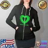 Mental Health Matters Heart Shirt Full Zip Hooded