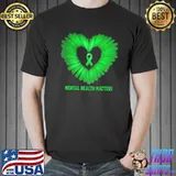 Mental Health Matters Heart Shirt Unisex