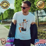 Meowscles cute art shirt