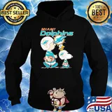 Miami Dolphins Lets Play Football Together Snoopy NFL Shirts Hoodie