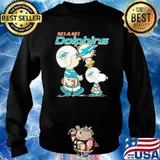 Miami Dolphins Lets Play Football Together Snoopy NFL Shirts Sweater