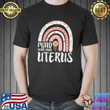 Mind Your Own Uterus Floral My Uterus My Choice Women Wife T-Shirt