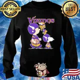 Minnesota vikings let's play Football together Snoopy NFL s Sweater