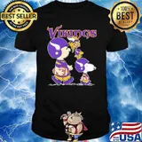 Minnesota vikings let's play Football together Snoopy NFL shirt