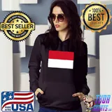Monaco Flag T-Shirt Hoodie