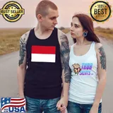 Monaco Flag T-Shirt Tank Top