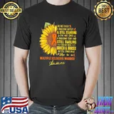 Multiple Sclerosis Awareness She IS ME Sunflower Shirt Unisex