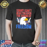 My freedom America guns bald eagles fireworks shirt