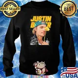 New signature justin Bieber flower retro s Sweater