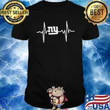 New york giants heartbeat American Football team shirt