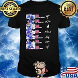 New York Rangers Members Signatures Shirt